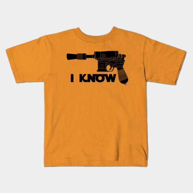 I Know - His - ESB Kids T-Shirt by DistractedGeek